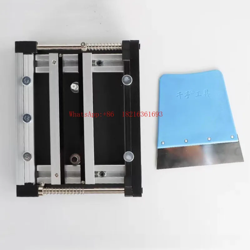 Limited Offer 100x100MM Manual Small Screen Printing Station SMT PCB Steel Mesh Solder Paste Printing Table