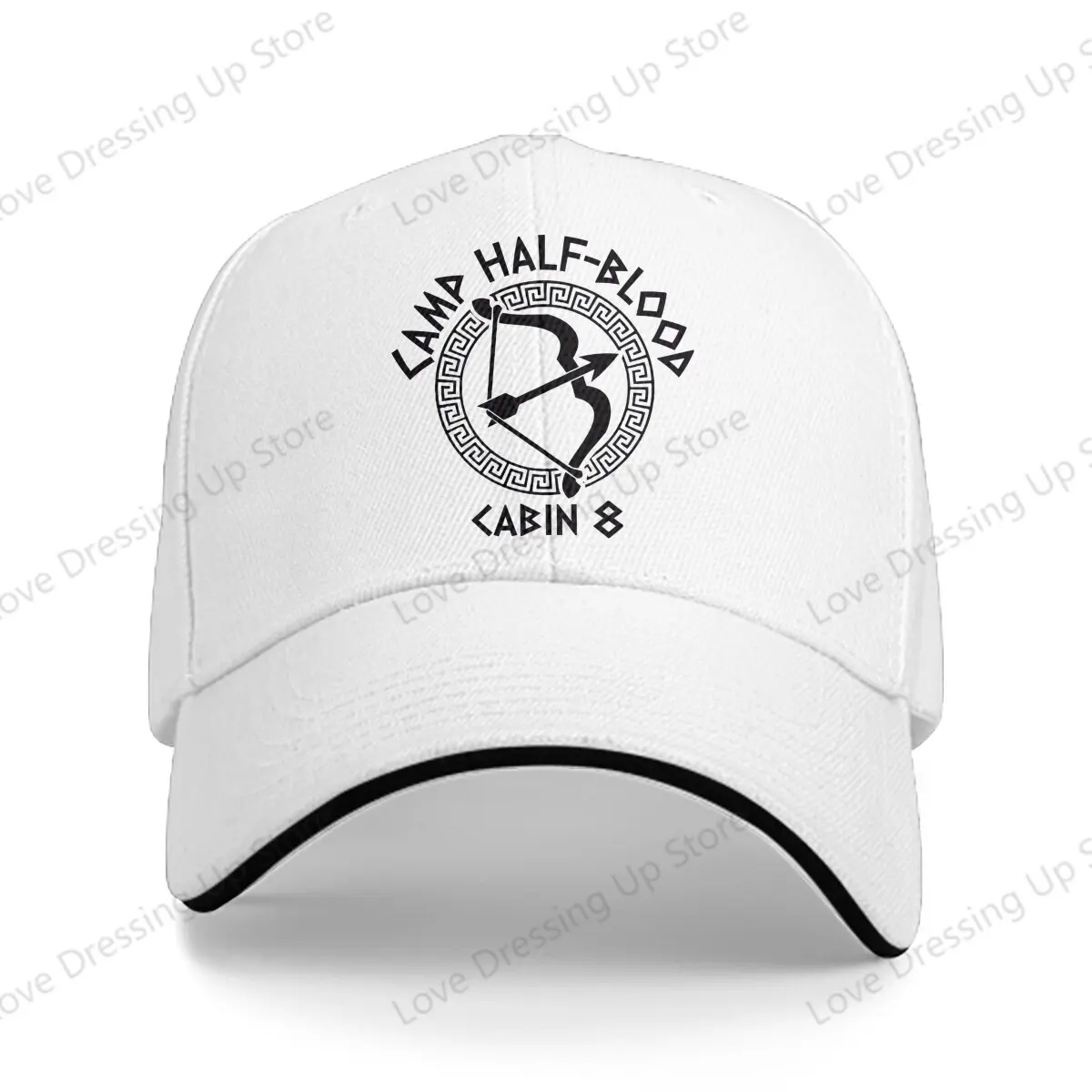 Summer Hip Hop Percy Jackson Cabin 8 Camp Half-Blood Baseball Cap Adjustable Outdoor Running Hat Truck Driver Caps Unisex Gift