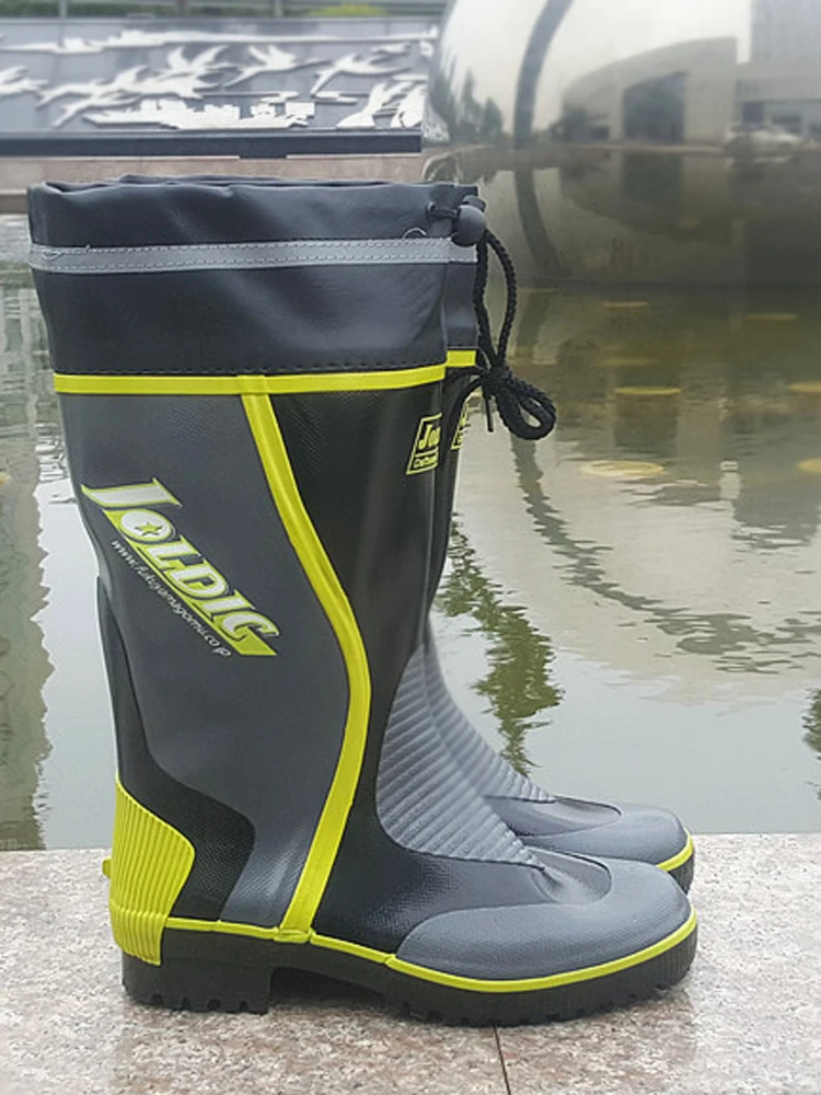 new-men's-high-tube-rain-boots-anti-slip-waterproof-thickened-fishing-boots-outdoor-activities-rubber-shoes-wave-pattern