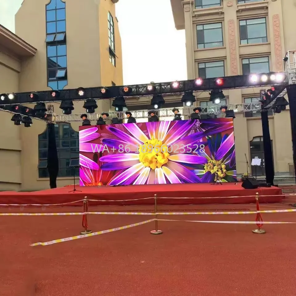 

Наружный P3.91 фон для сцены, аренда на открытом воздухе, светодиодный дисплей