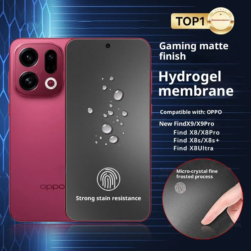 

3PCS 3D Curved Front Matte Hydrogel Film For Oppo Find X8 X9 Pro Full Cover Clear TPU Screen Protector for Oppo Find X8 X9 Ultra