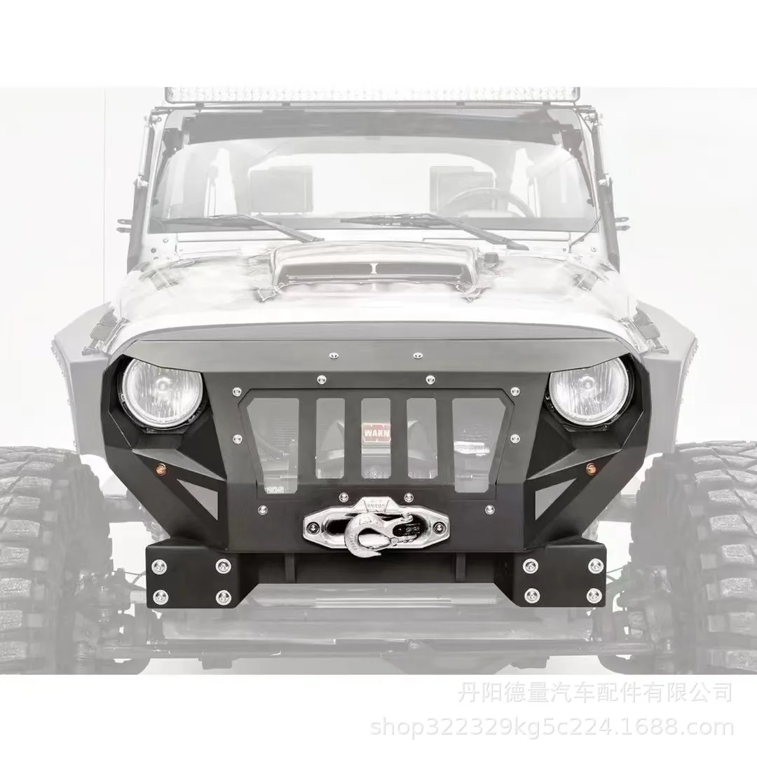 

Cross-border front bar Suitable for 07-17JEEP Wrangler armor front bar Modified bumper JK Wrangler front bar