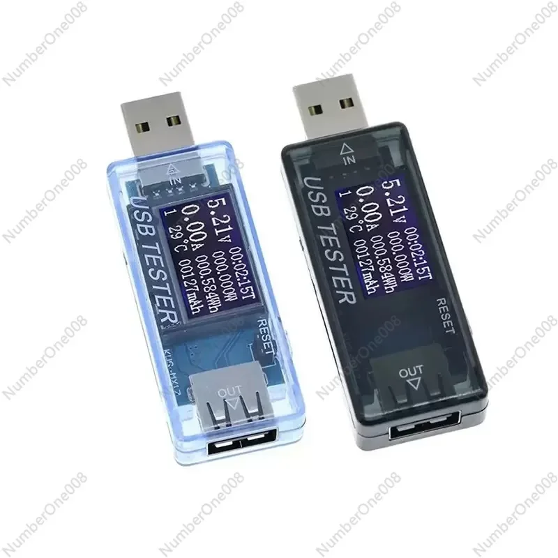 

Измеритель напряжения, тока, мощности, времени, энергии, температуры KWS-MX17 с USB-подключением, для зарядки мобильных телефонов