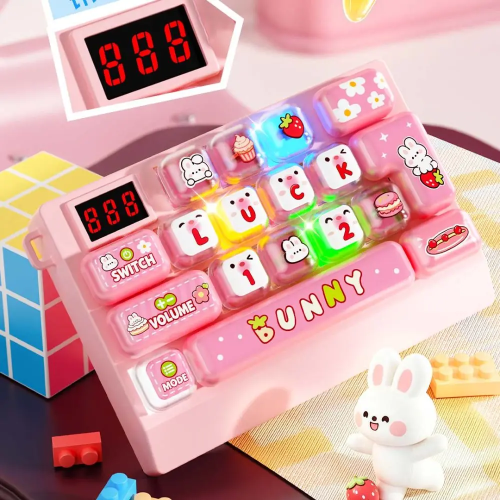18-Key Quick Push Keyboard Game Machine Electronic Game Handheld Pop Fidget Quick Push Focus Training