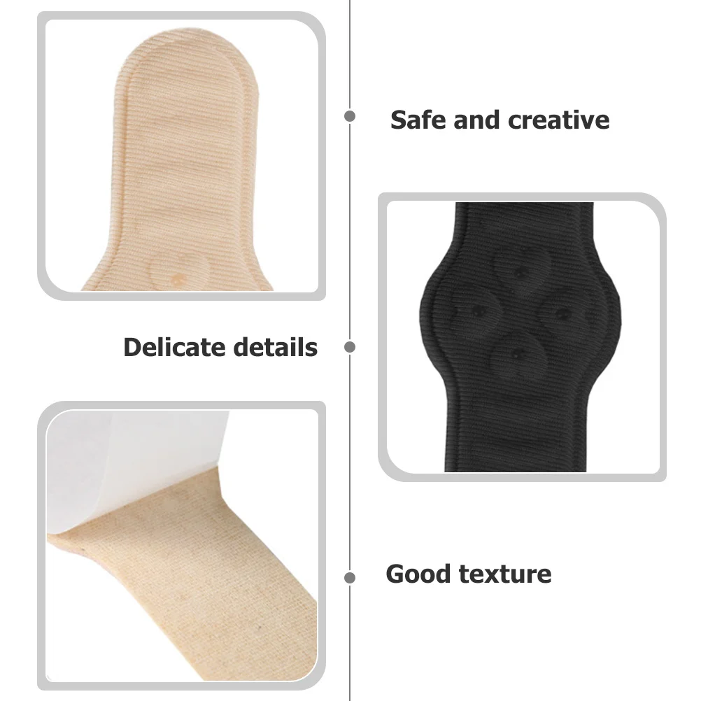 

3Pairs Anti-Slip Heel Pads Breathable Self-Adhesive Heel Cushions Comfort Shoe Pads for Foot Pain Relief Cushion for Heels