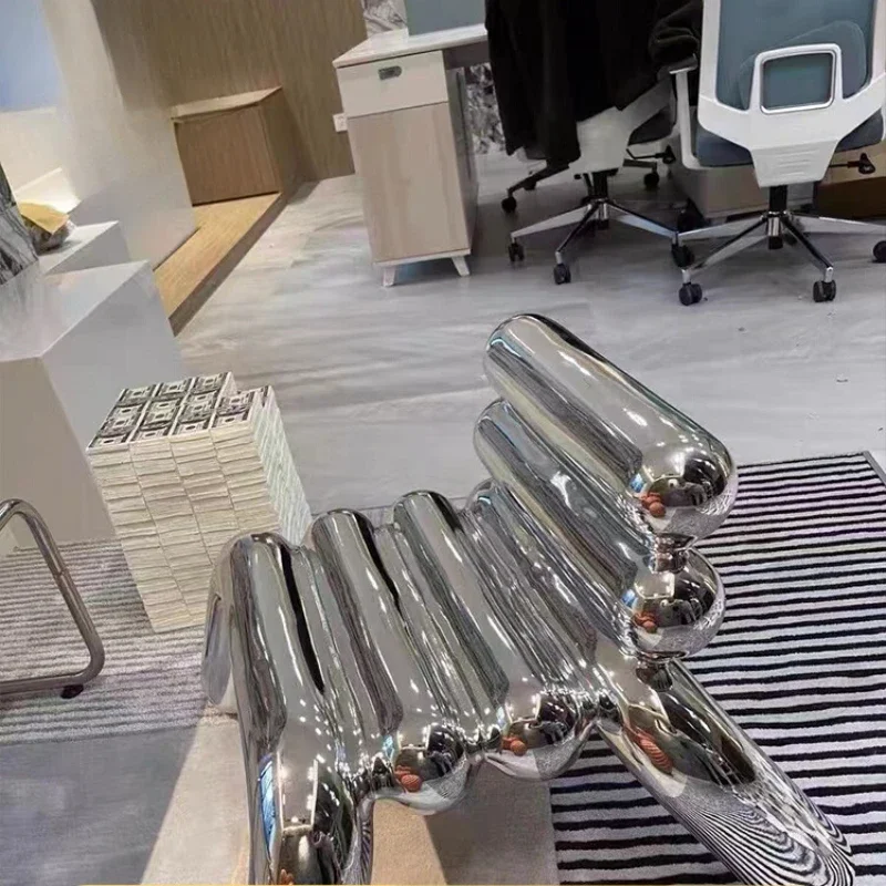 

Скандинавское кресло для отдыха в форме паука, FRP, кресло-труба специальной формы для гостиной, интернет-знаменитости, гальваника, сиденья с распылительным покрытием