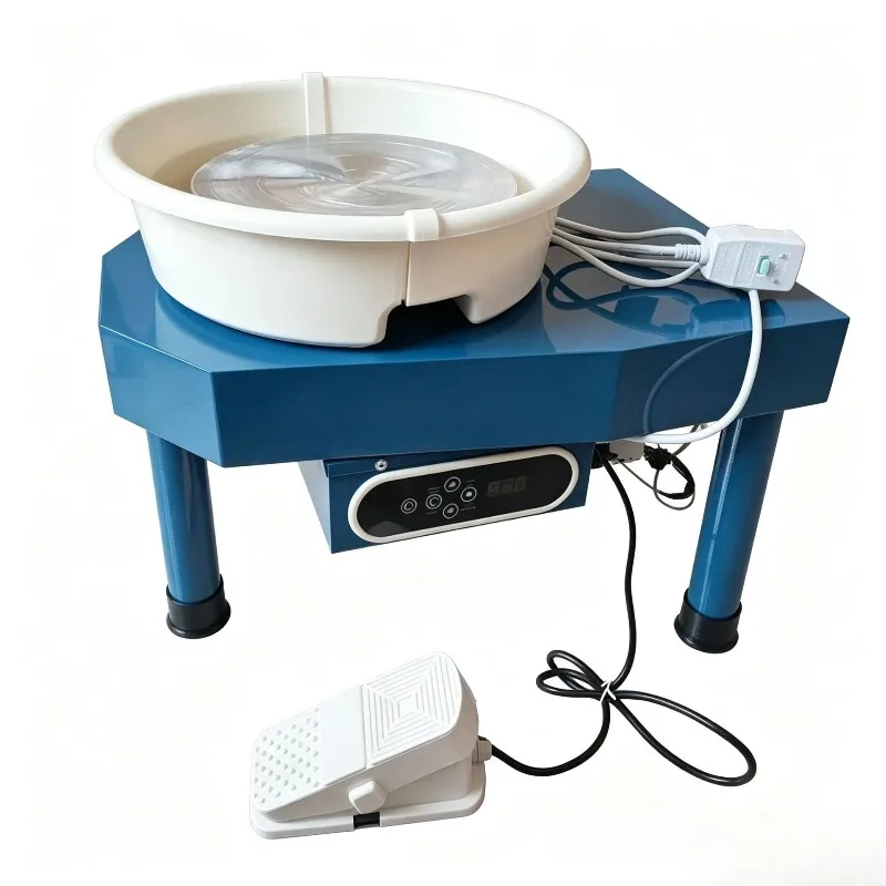 Pottery Wheel 30cm Ceramic Wheel Machine Lift Legs Foot Pedal DIY Tool Kit for Work Art Craft DIY Electric ceramic wheel