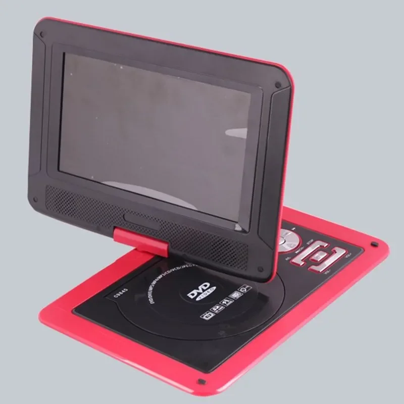 المحمولة DVD VCD CD EVD لاعب المحمول HD آلة الفيديو آلة فيديو U القرص واجهة التلفزيون AV USB 2.0 المدخلات إخراج مكبر صوت