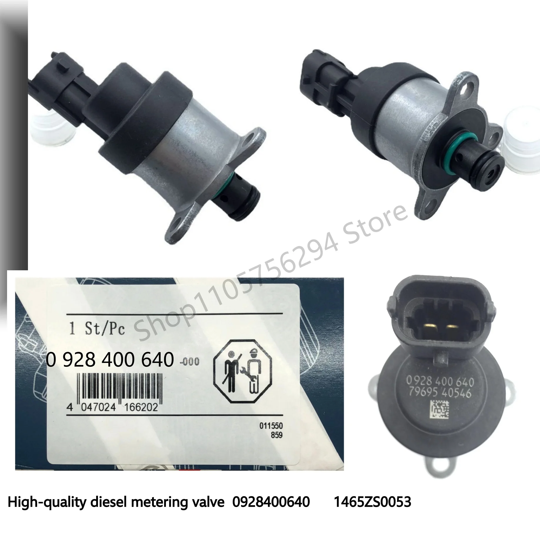 New Fuel Metering Unit SCV Valve 0928400640 1465ZS0053 Fuel Pump Regulator Valve For Diesel Common Rail System