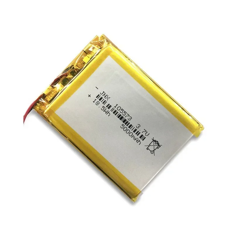 105573 5000mAh Li-Polymer Li-ion 3.7V Rechargeable Battery for GPS PSP DVD PAD E-book Tablet Pc Power Bank Video Game 105573