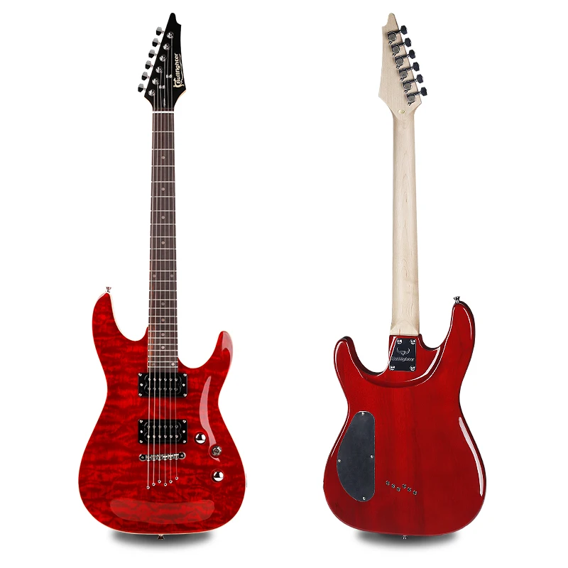 Wholesale Bullfighter brand water ripple electric guitar ST - High-quality 6-string electric guitar supporting OEM