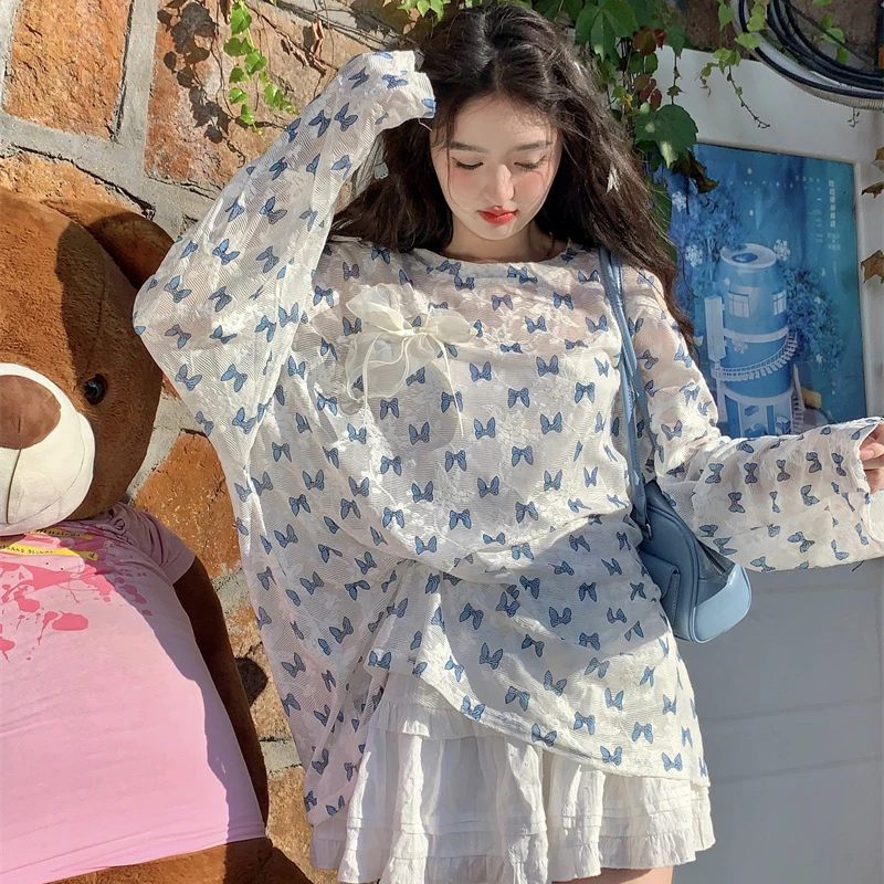 

Футболки с длинными рукавами, женские весенние хлопковые лоскутные футболки с талией, плиссированные, женские, многослойные, милые, утягивающие, с круглым воротником, винтажные