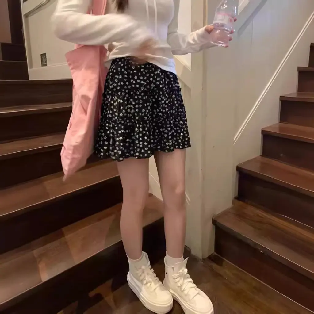 

Spring Dress Skirt Women's Fashionable Casual Mid-Length A-Line Skirt for Women Spring Summer Autumn