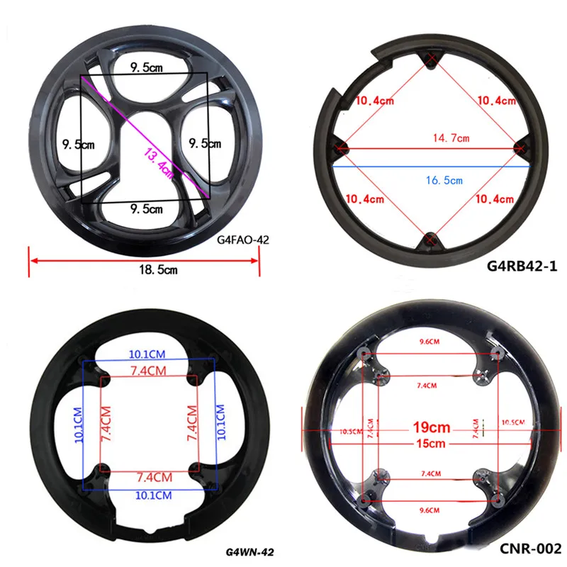 Bicycle Cycling Crankset Protect Cover Bike Chainring Crank Chain Wheel Guard Bike Chainwheel Protector