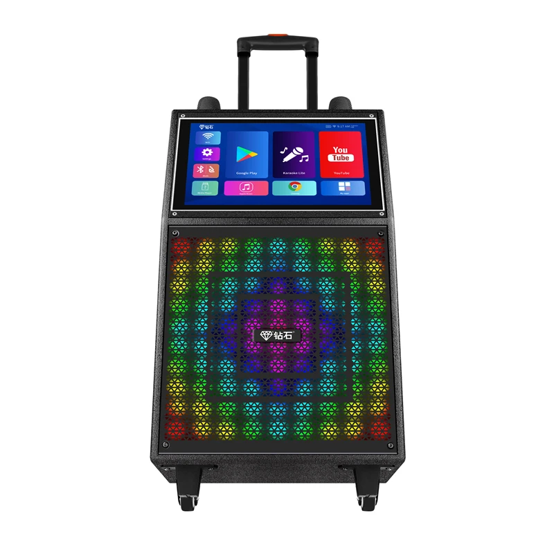 

10-дюймовый НЧ-динамик 240 Вт, многофункциональный домашний кинотеатр, система КТВ, караоке-машина, профессиональный активный сценический динамик с сенсорным экраном