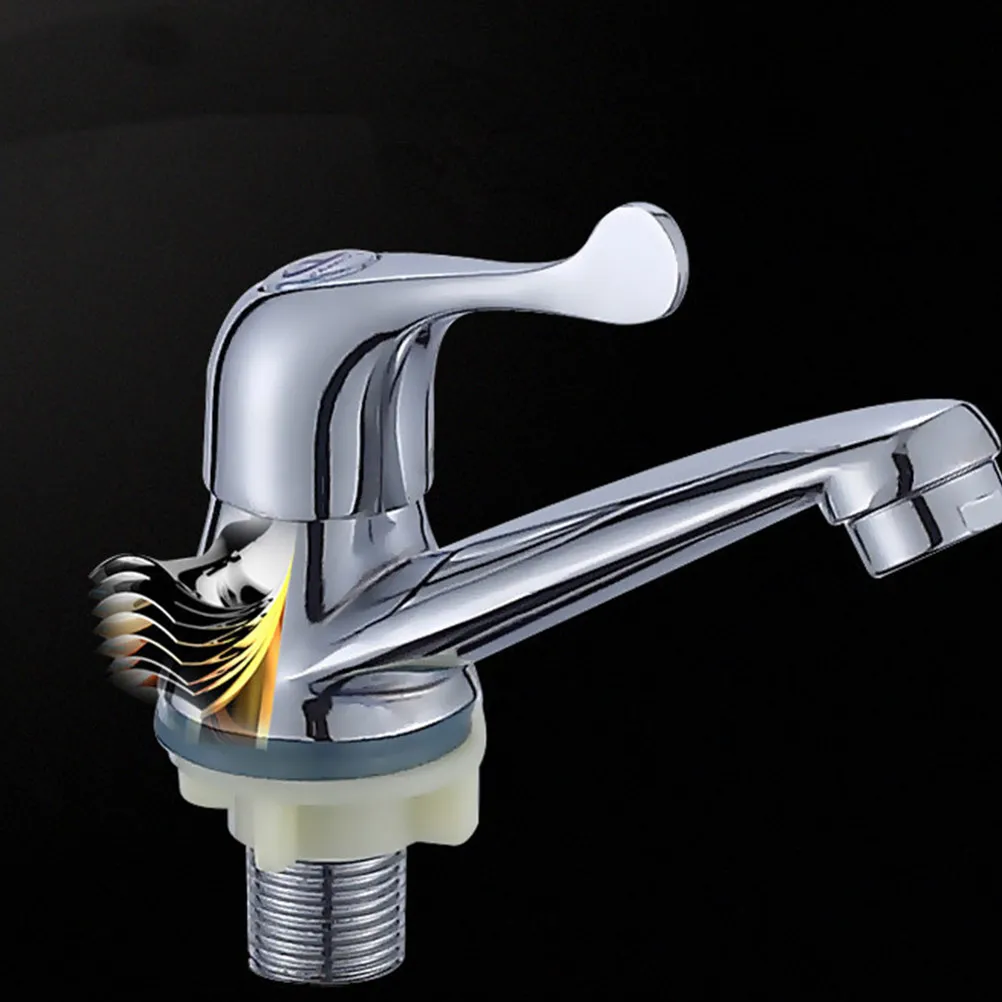 Cold Water Faucet Zinc Alloy Durable Single Lever Kitchen Bathroom Sink TapVintage Outdoor Basin Accessories Sanitary Ware Home