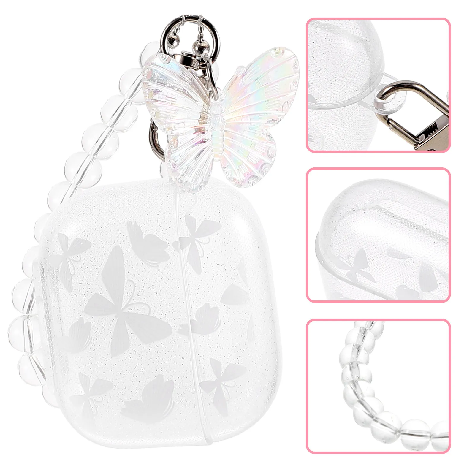 Stylish Earphone Protective Cover for Wireless Earbuds Elegant Design Dirt Proof Shock Absorbing Delicate Earbud