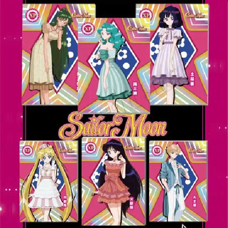 Nowy styl Karta Sailor Moons Ograniczona wyprzedaż ACG Goddess Story Piękna i urocza karta żony Anime Goddes Blind Box Collection Prezent