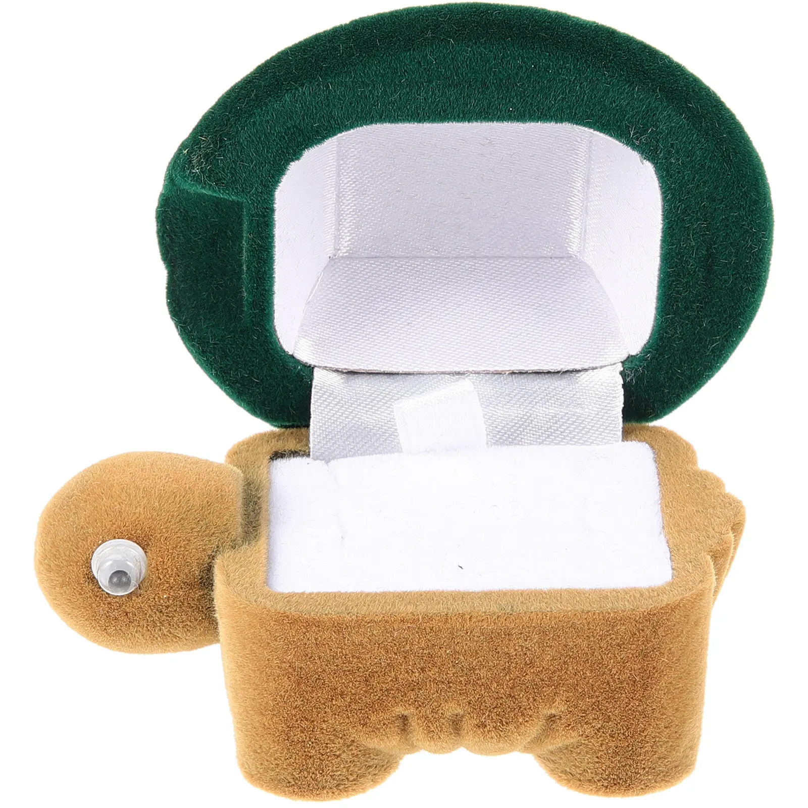Cute Turtle Jewelry Box Compact Light Weight Velour Ring Box for Rings Earrings Necklaces Bracelets Jewelry Storage Case