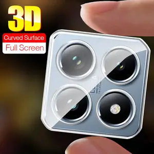 Bilashmart 14T 15T Pro 3D Screen Camera Glass Xiaomi 14TPro Mi 14 T Lens Protector Case Xiaomi15T 5G Back Lens Cover Accessories