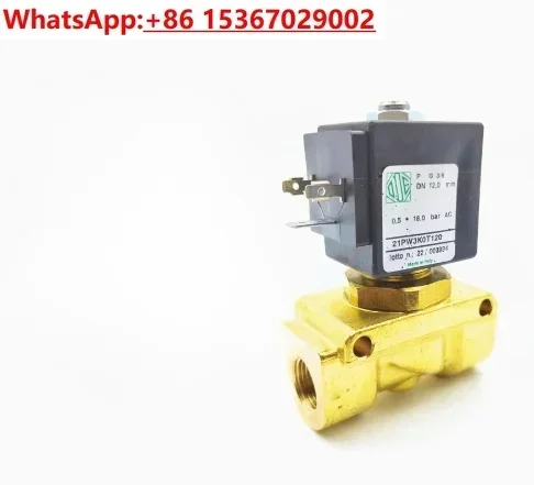 Wholesale Italy ODE Compressed air Solenoid valve 2/2 way N.C. With piston pilot control  21PW3K0T120 AC110V DC12V