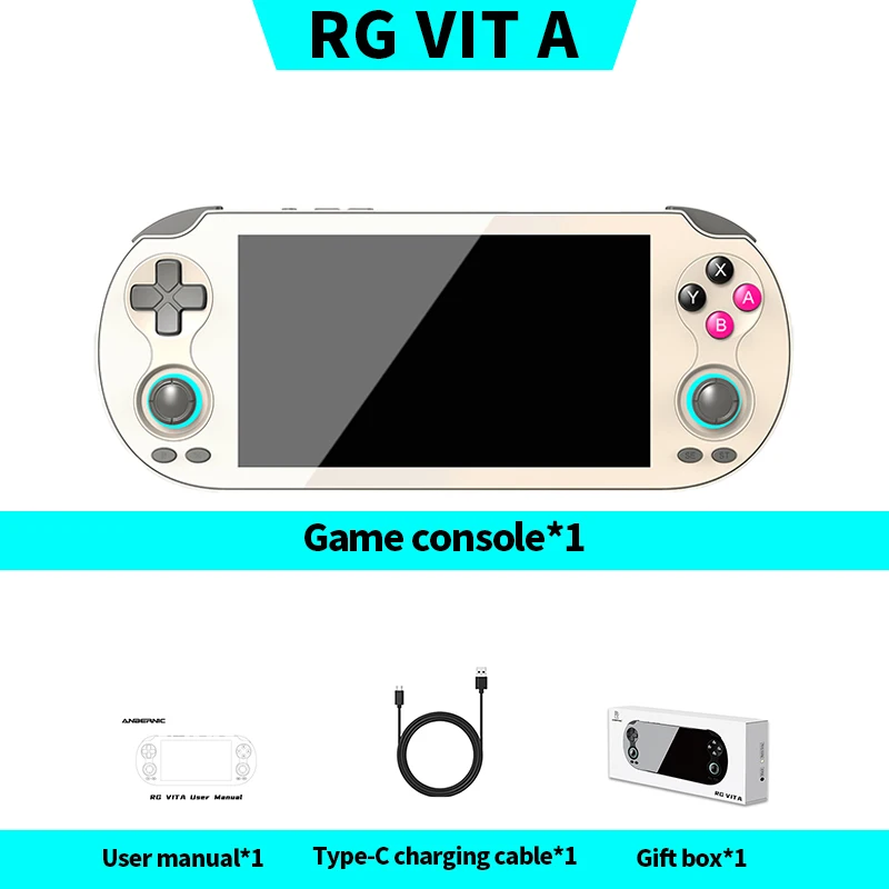 ANBERNIC RG VITA pro Handheld Game Console IPS Touchscreen 5000mAh Video Gaming Player AI Streaming Compatible RixelHK image 3