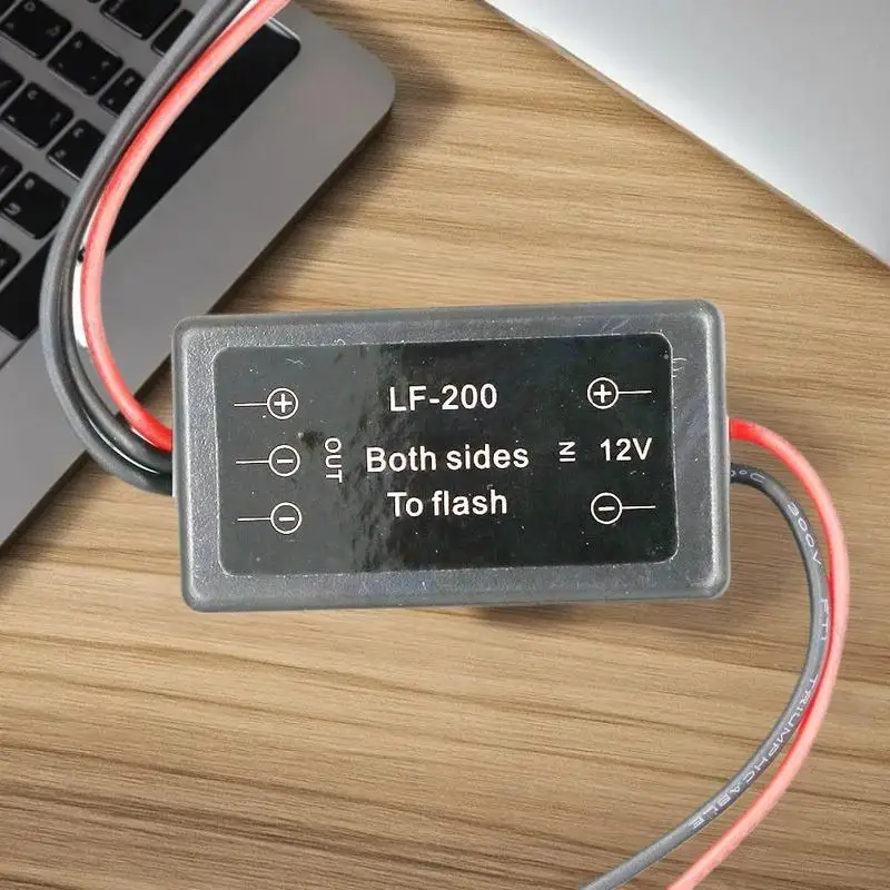 

1 шт., автомобильный светодиодный стоп-сигнал, лампа 12-24 В, аксессуары для самостоятельного изготовления LF-200, контроллер вспышки, стробоскопический модуль, мигалка