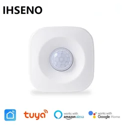 Tuya Smart Home ZigBee WIFI PIR Motion Sensor Detector Movement Sensor APP Remote Controller security protection For Alexa