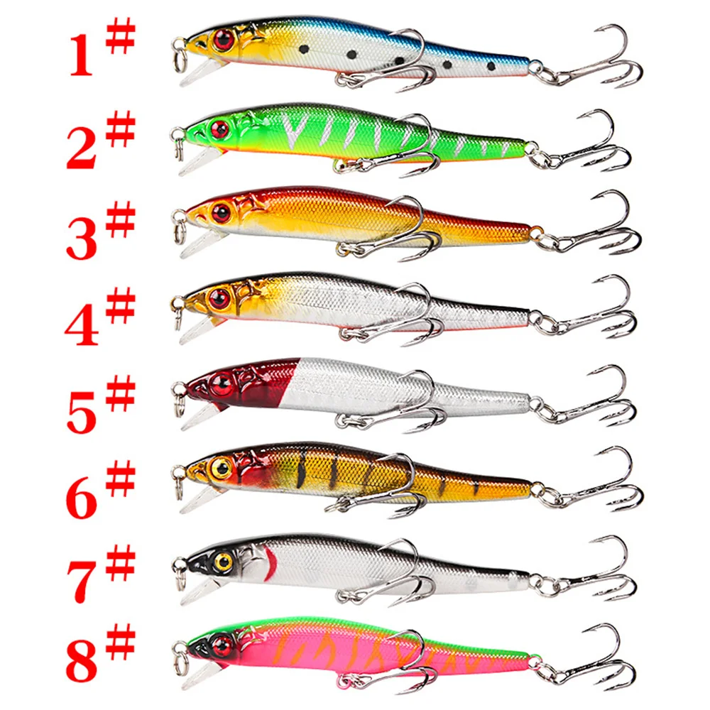 1Pcs Minnow Fishing Lure 6g 10.7cm Floating Trolling Wobblers  High Quality Artificial Hard Bait Isca Leurre Bass Pike Tackle