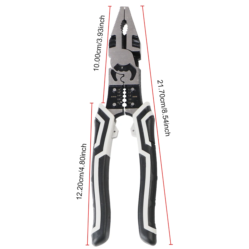 Crimping Stripping Pliers Diagonal Pliers Needle Nose Pliers Hardware Hand Tools Wire Cutters Electrician Pliers Multifunctional