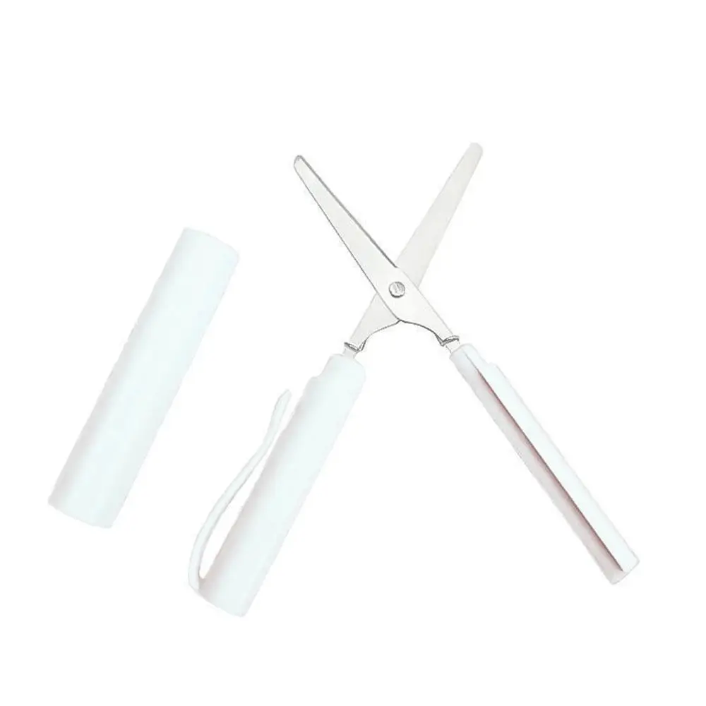 

Безопасные многофункциональные ножницы в форме ручки «сделай сам», складные ножницы, художественный инструмент для резки бумаги, школьные и офисные принадлежности