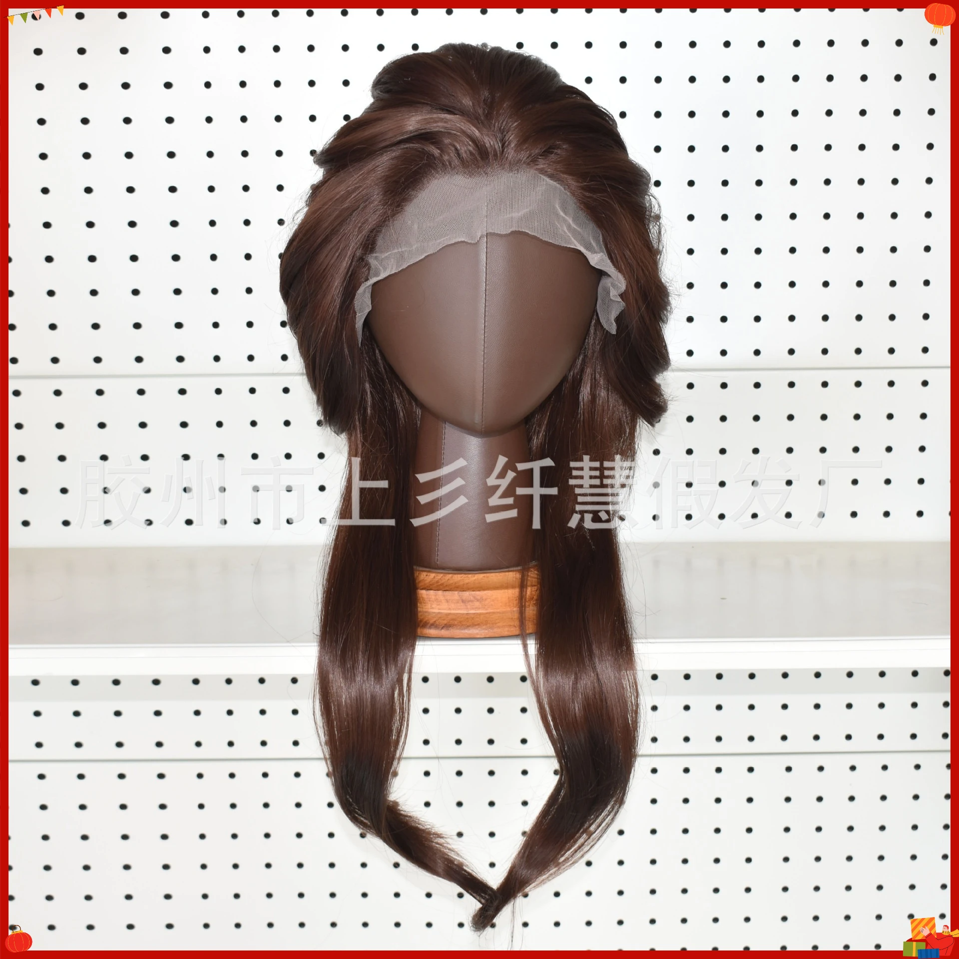 Synthetic Lace Front Silver Wolf Tail Mullet Wig for Anime Cosplay Boys Stylish Layered K-Pop Youth Costume Heat Resistant Hair