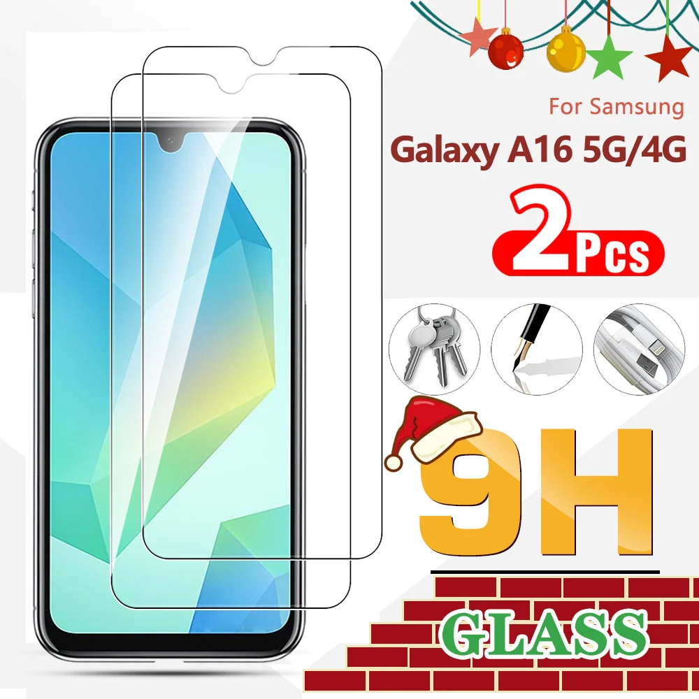 2PCS SamsungA16 A05s Protective Glass For Samsung Galaxy A55 A35 A25 A15 A05 A05s A54 A34 A14 A13 A33 A16 5G/4G Screen Protector