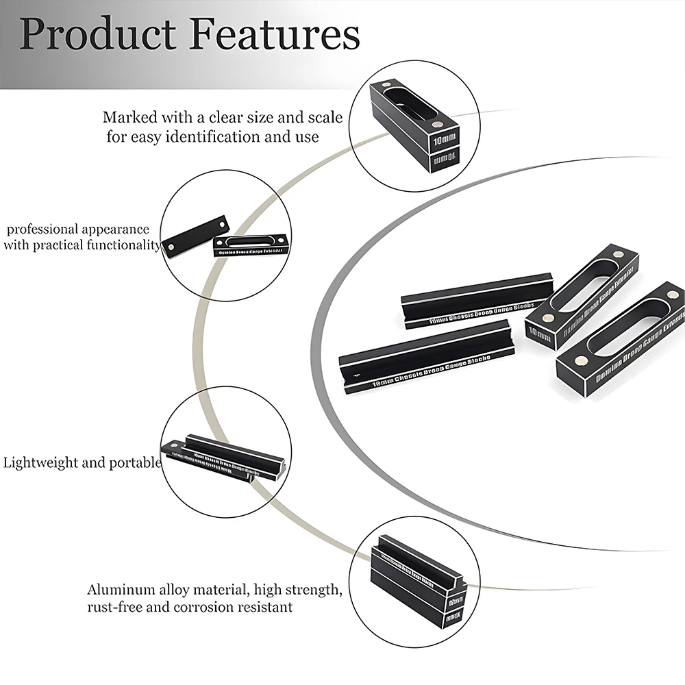 10mm High Profile Car Brick Multi Functional Shunting Tool Chassis Adjust Brick  With Magnetic Suitable For Real Vehicle