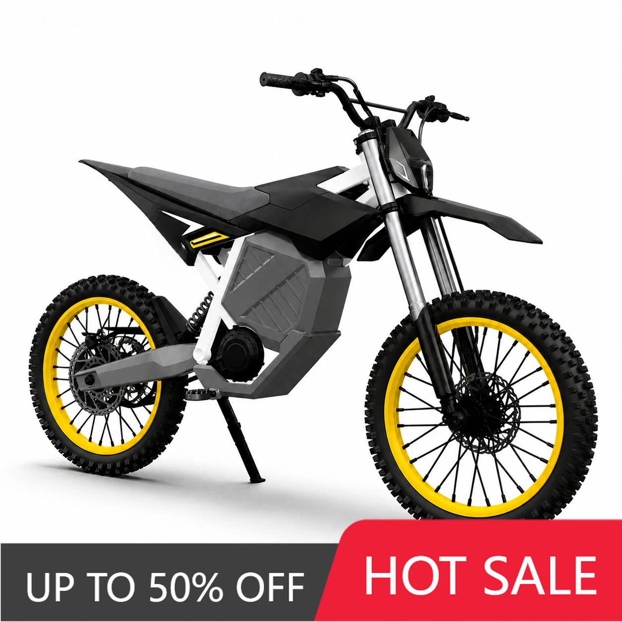 Véhicule tout-terrain électrique haute vitesse TTY TTY 72V 80 km/h, moto électrique tout-terrain pour adultes de 19 pouces, puissante moto électrique tout-terrain