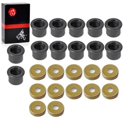 12pcs A Arm Bushing & Dust Cover Seal Caps Rebuild Kit for Yamaha YFZ450 Raptor 125 250 660 700 Banshee YFZ350 Blaster YFS200