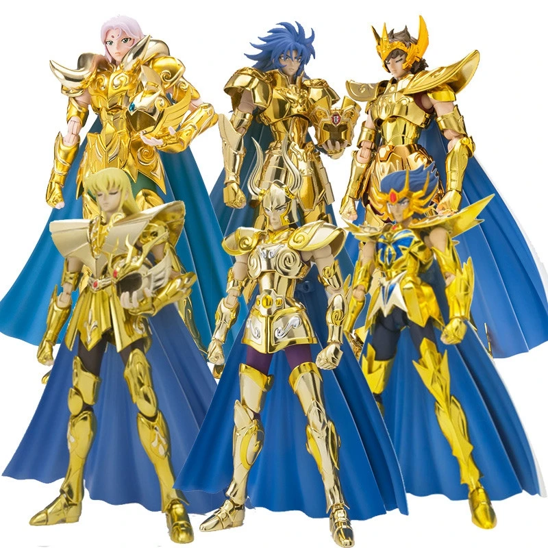 Saint Seiya Anime Figure Myth Cloth Leo Aiolia Aquarius Camus Cancer DeathMask Golden Zodiac Knight Action Figure Model Toy Gift