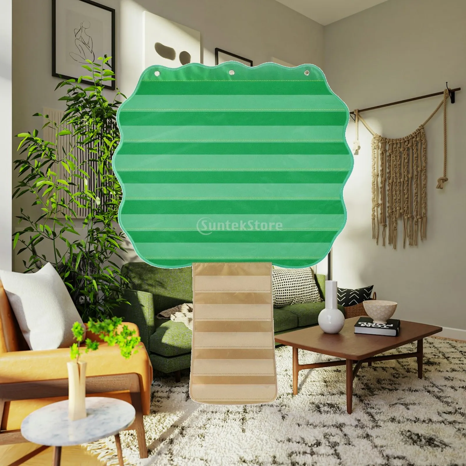 Fruit-Shaped Hanging Pocket Chart Versatile Fruit Shaped Pocket Chart Teaching Tool for Teachers, Kids, Alphabet Training