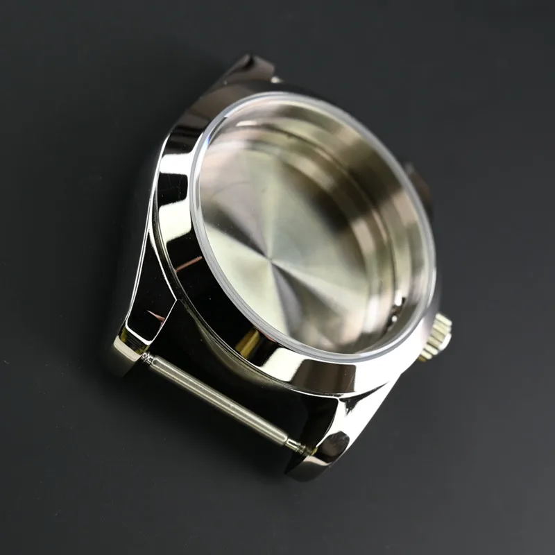 36 مللي متر 39 مللي متر حافظة ساعة فولاذية مع كريستال الياقوت ل SKX007 ModS Nh35 Nh36 الحركة الميكانيكية التلقائية SKX007 #6