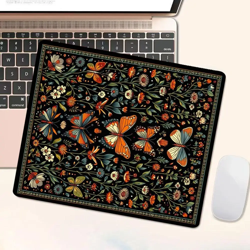 European Retro Square Mousepad Persian Pattern Mouse Pad Keyboard Portable Desk Mat Deskmat Office PC Accessories Gifts