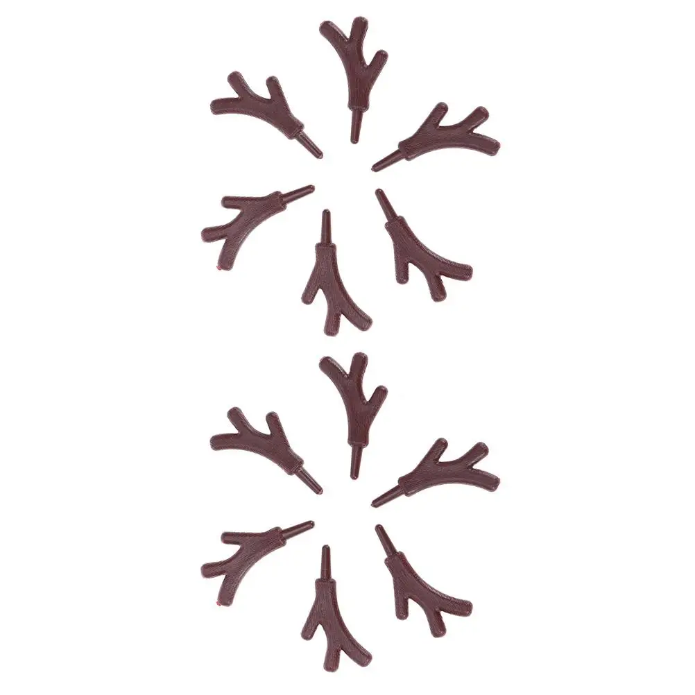 

120 Pcs Small Realistic Branch Antlers Craft Deer Horns Hanging Decorations Christmas DIY Accessories Festive Home Hotel Party