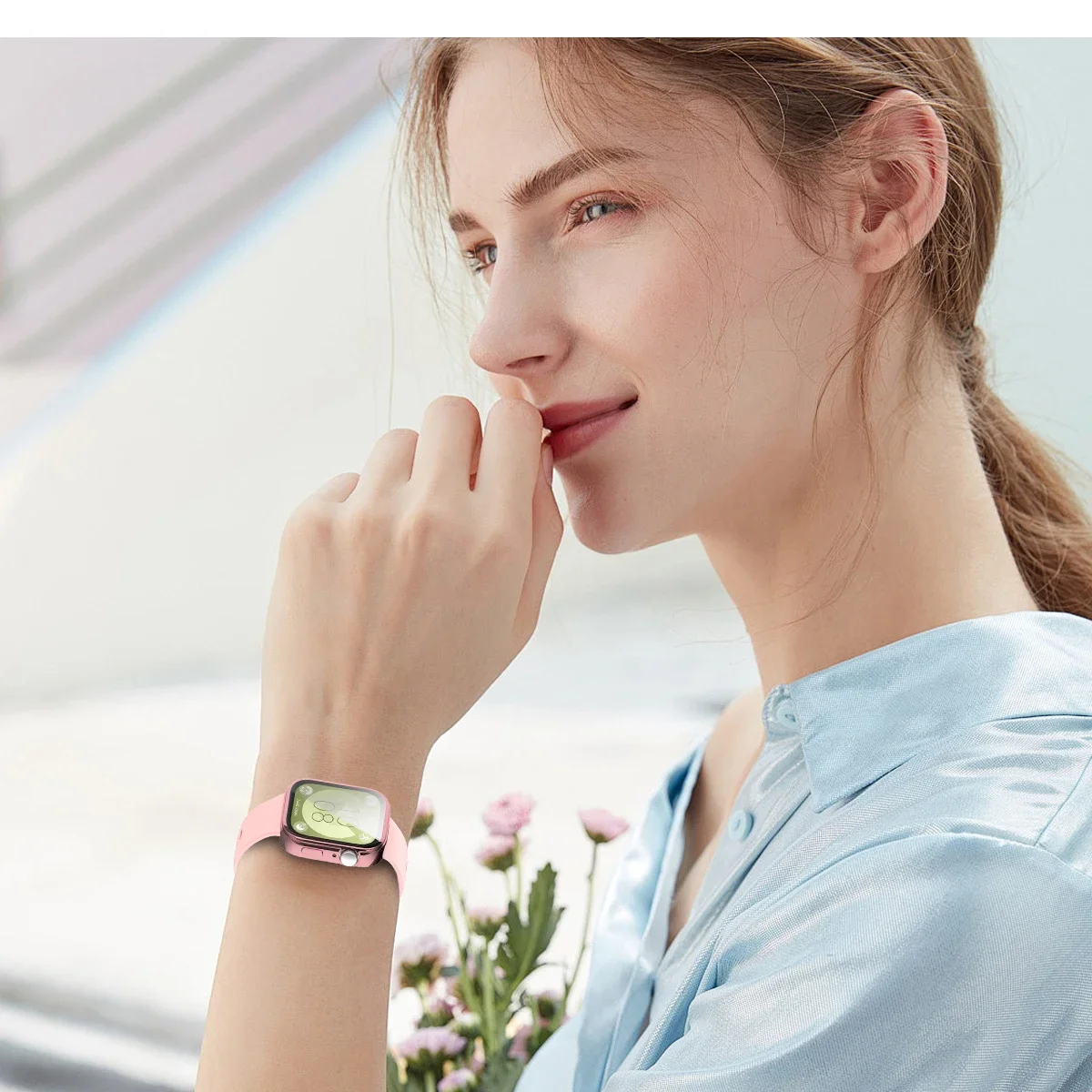 سوار ساعة رياضي من السيليكون الناعم جراب لين من البولي يورثين الحراري لساعة اليد ، سوار ساعة ذكية قابل للتنفس ، Fit3 Correa