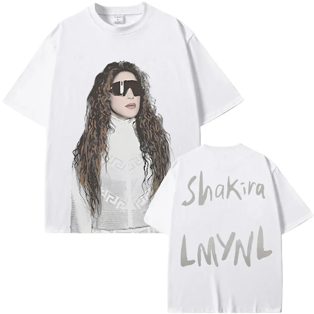 LMYNL World Tour Sunglasses Tee Shakira Same As Official Website 100%Cotton High Quality Harajuku Tee-shirt Sleeve Comfortable