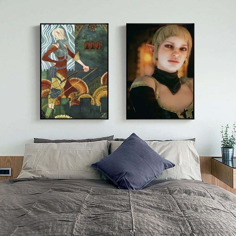1pc Dragon Age Game Poster Wall Art Home Decor Room Decor Digital Painting Living Room Restaurant Kitchen Art