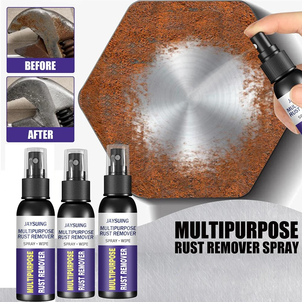 30ml/50ml Cars Anti Rust Inhibitor Derusting Spray, Multipurpose Rust Remover Spray, Metal Paint Cleaner Spray Rusts Remover