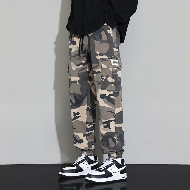 

Spring Autumn camouflage Sport Pants Men's Fitness Trousers Summer Loose Quick-Drying Stretchy sweatpants Running Training Pants