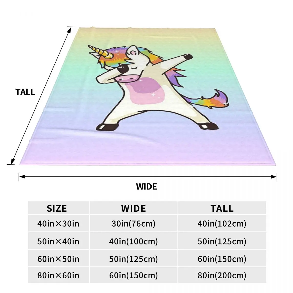 Adley Unicorns Kids Blanket Flannel Sofa Throw Blanket Lightweight for Home Bedroom Throws Bedspread Quilt