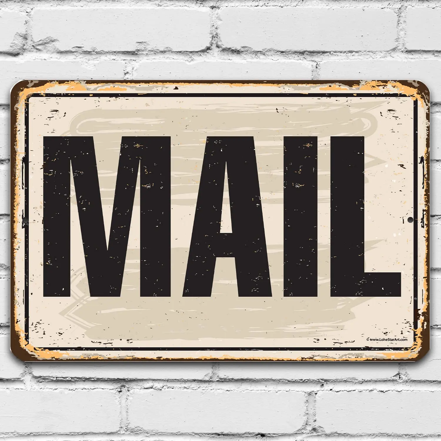2026 Mail Metal Sign - Great Home and Post Office Decor, Delivery Collection Box Decoration, Classic Gift for