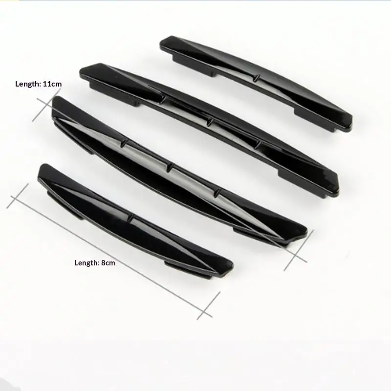 4pcs Universal Car Sticker Door Edge Guards Molding Protection Strip Scratch Protector Car Crash Barriers Door Guard Collision