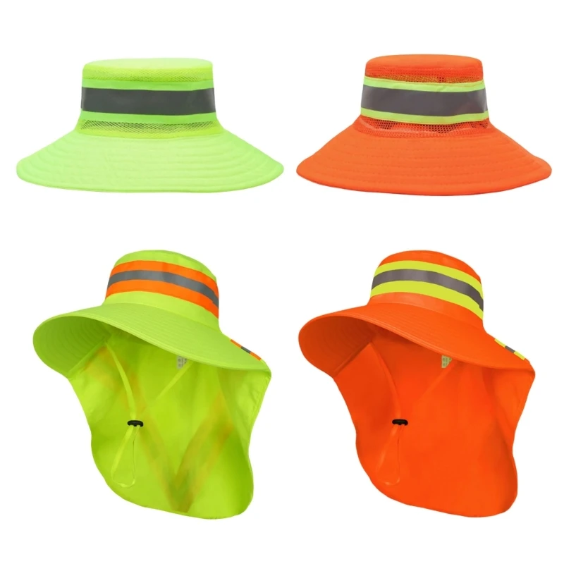 652B Breathable Adjustable Sun Hat Offers Sun Shielding And Enhancing Night Safety